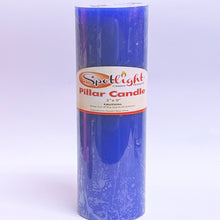 Load image into Gallery viewer, Jumbo 3 x 9 Blue Candle