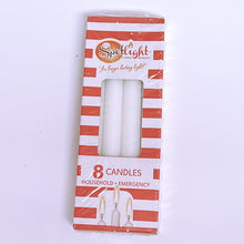 Load image into Gallery viewer, White 8"  pack candle