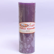 Load image into Gallery viewer, Jumbo 3 x 9 Purple Candle