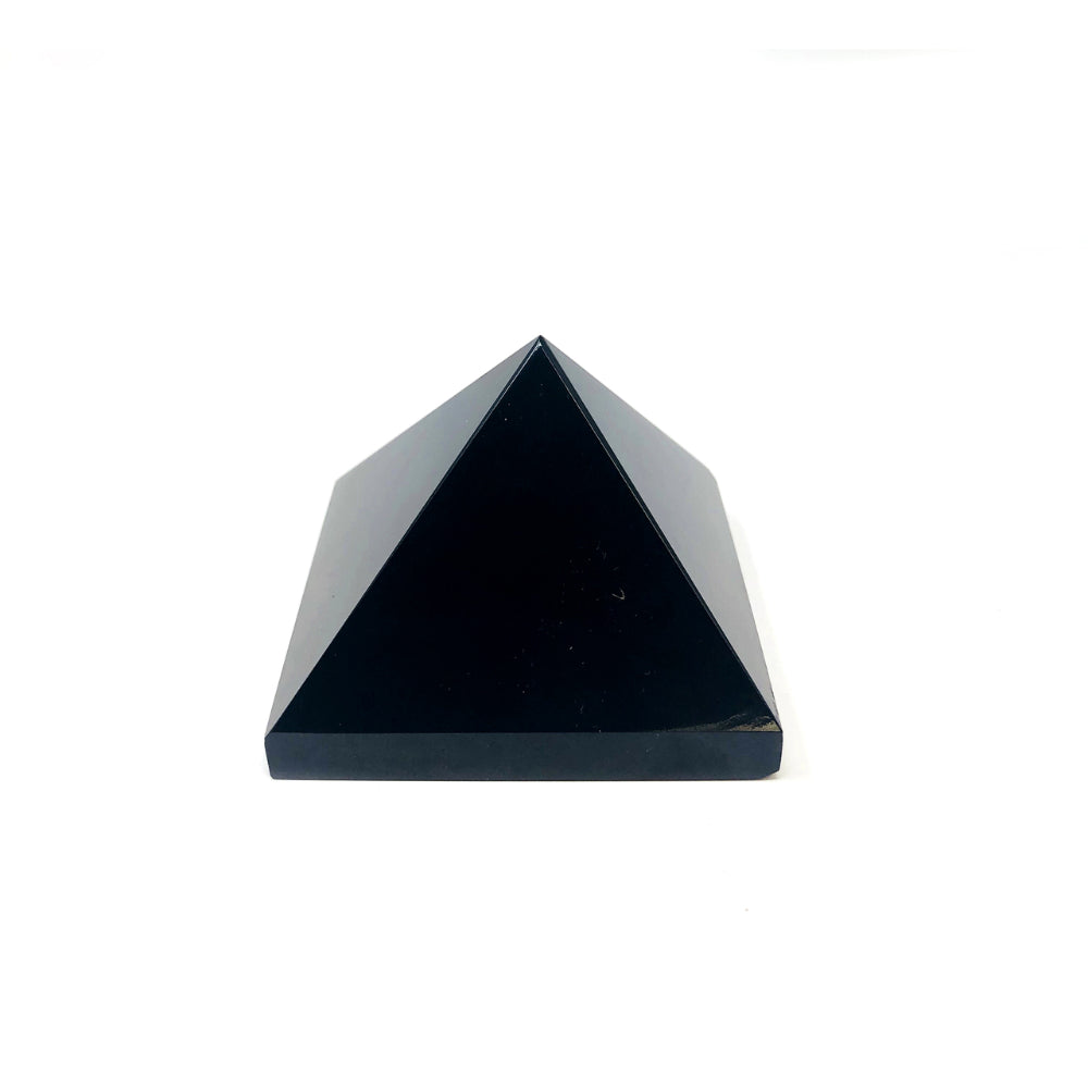 Black Agate Pyramid (3inch approx)