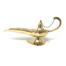 Load image into Gallery viewer, Brass Aladin Lamp (12&#39;&#39;)
