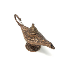 Load image into Gallery viewer, Brass Aladin Lamp (6'') Copper Finish
