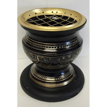 Load image into Gallery viewer, Brass Black Tall Screen Charcoal Burner
