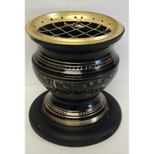 Load image into Gallery viewer, Brass Black Tall Screen Charcoal Burner