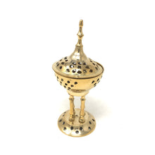 Load image into Gallery viewer, Brass Candle Holder 7inch