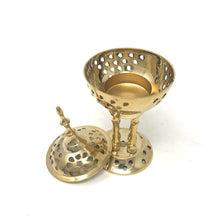 Load image into Gallery viewer, Brass Candle Holder 7inch
