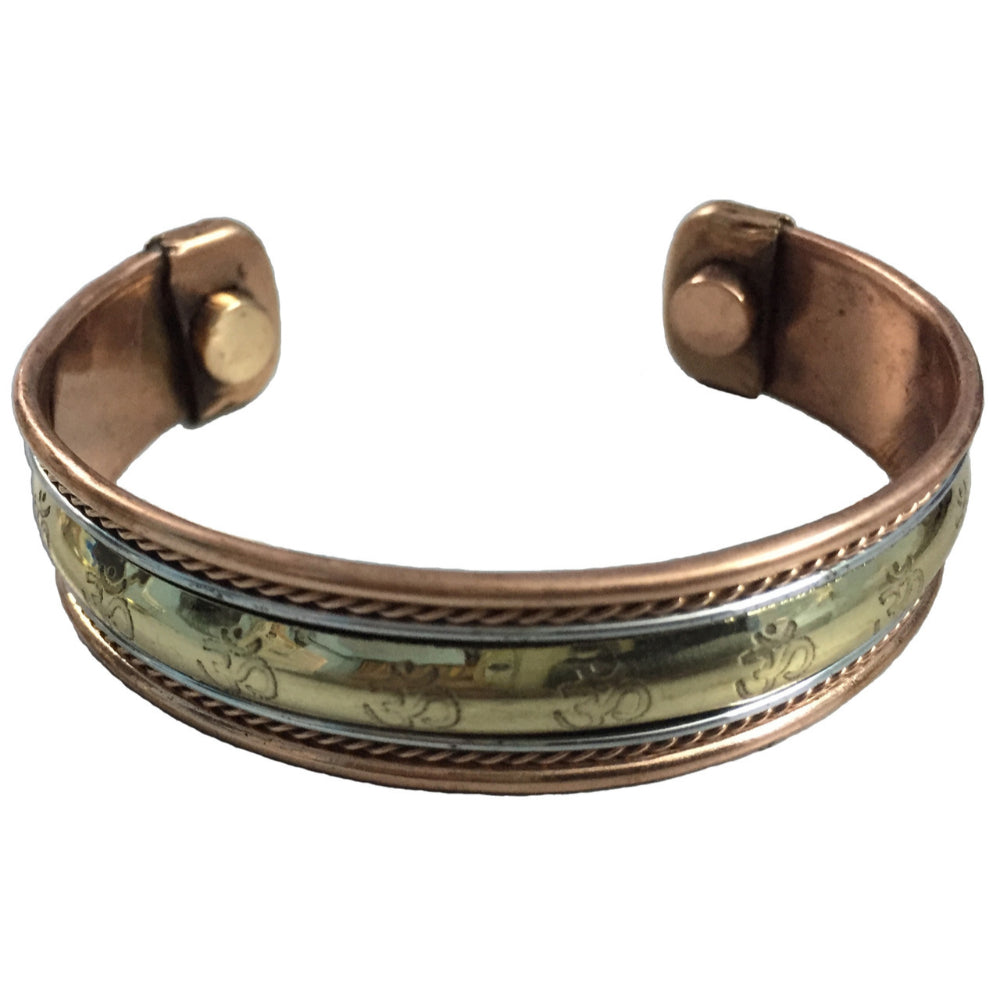 Copper Bracelet Magnetic (Om)