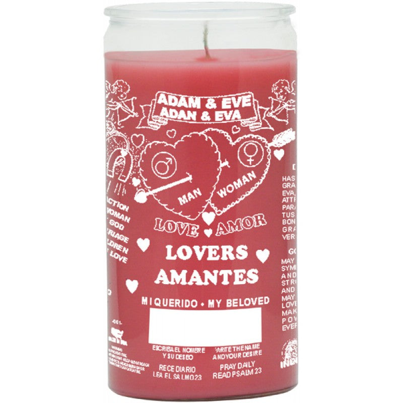 14 Days Love glass candle