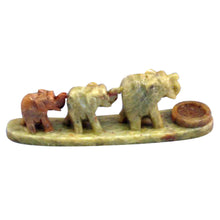 Load image into Gallery viewer, Stone 3 Elephant in line Burner.