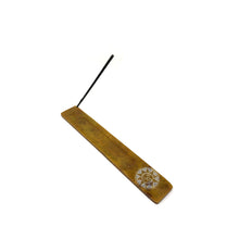 Load image into Gallery viewer, Stone Incense Burner Ash Catcher, Yellow Sun 10inch