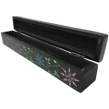 Load image into Gallery viewer, Stone Incense & Cone Burner Coffin Box 10inch