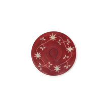 Load image into Gallery viewer, Stone Incense & Cone Burner Round Flower Red 4inch