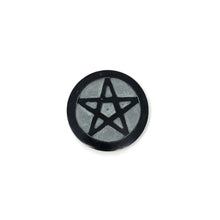 Load image into Gallery viewer, Stone Incense & Cone Burner Round Pentacle 4inch
