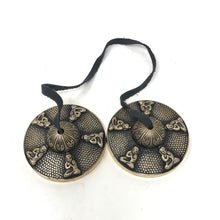 Load image into Gallery viewer, Tibetan Brass Cymbals Buddha