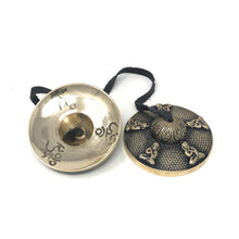 Load image into Gallery viewer, Tibetan Brass Cymbals Buddha