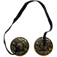 Load image into Gallery viewer, Tibetan Brass Cymbals, Dragon