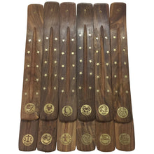 Load image into Gallery viewer, Wood Zodiac Incense Burners (pack of 12)