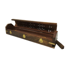 Load image into Gallery viewer, Wooden Coffin Box (Ganesha)