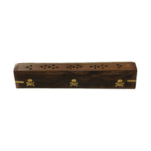 Load image into Gallery viewer, Wooden Coffin Box (Skull)
