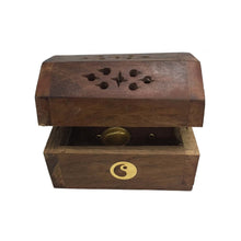 Load image into Gallery viewer, Wooden Coffin Box Small 3inch