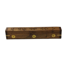 Load image into Gallery viewer, Wooden Coffin Box (Spiral)