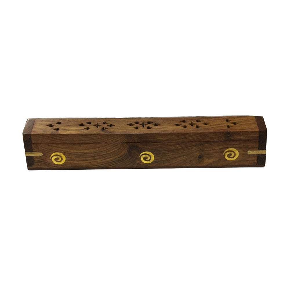 Wooden Coffin Box (Spiral)