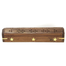 Load image into Gallery viewer, Wooden Coffin Box (Star)