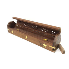Load image into Gallery viewer, Wooden Coffin Box (Star)