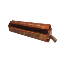 Load image into Gallery viewer, Wooden Colored Coffin Box