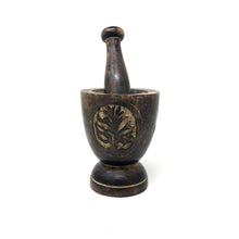 Load image into Gallery viewer, Wooden Mortar & Pestle Tree of Life 3 x5