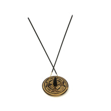 Load image into Gallery viewer, Wooden Round Incense )( Cone Burner (Pack of 12) Cross