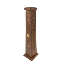 Load image into Gallery viewer, Wooden Tower Burners 12inch Buddha
