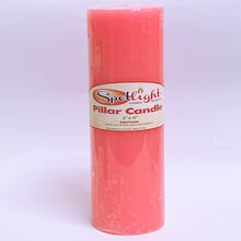 Load image into Gallery viewer, Jumbo 3 x 9 Pink Candle
