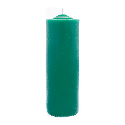Jumbo 2.5 x 7 Green Candle