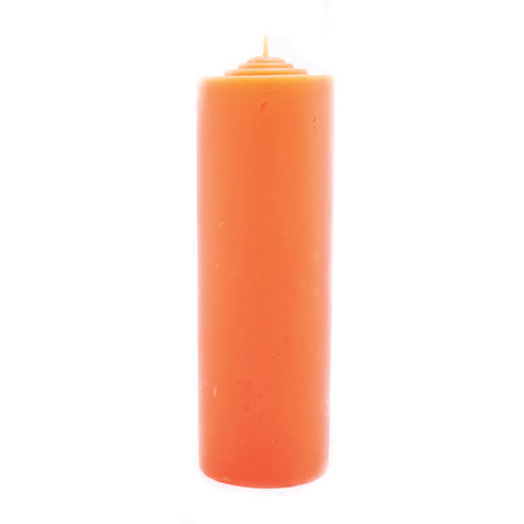 Jumbo 3 x 9 Orange Candle