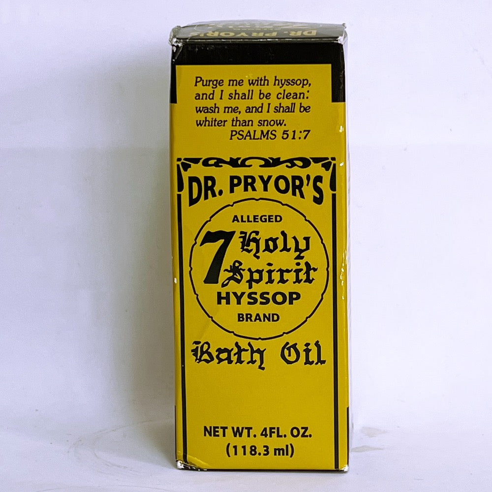 Dr Prayer 7 Holy Spirit Hyssop bath oil