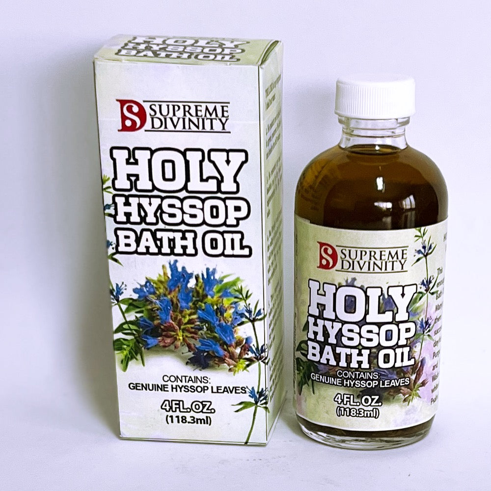 Holy Hyssop Bath Oil 4oz