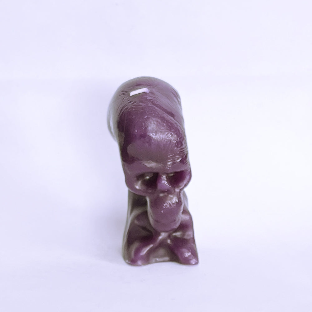 Purple Skull small Image candle