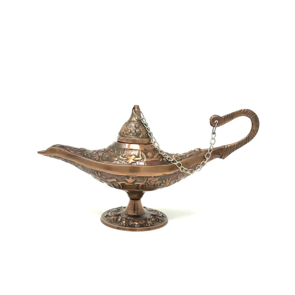 Brass Aladin Lamp (6'') Copper Finish