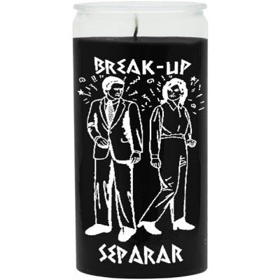 14 Days Break up glass candle
