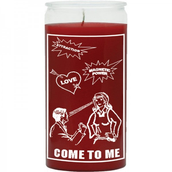 14 Days Come to me  glass candle