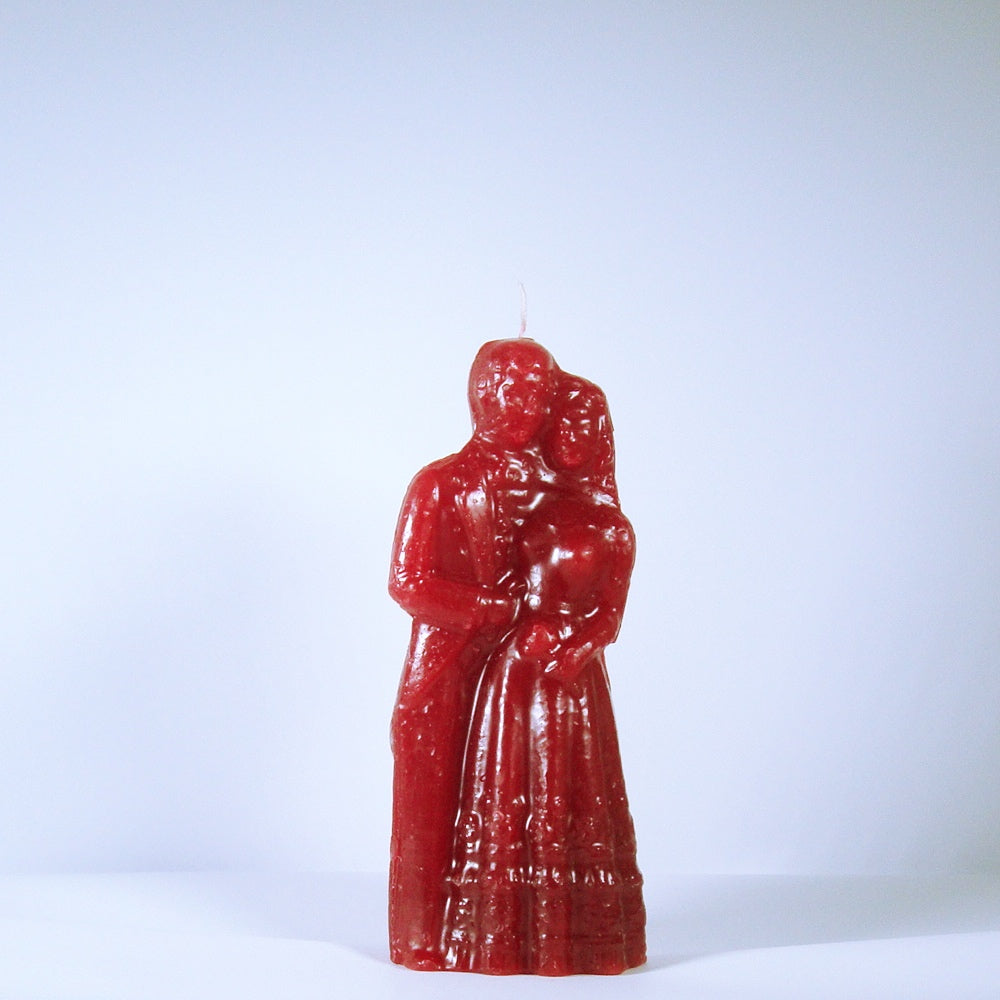 Marriage red candle large