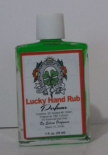 Lucky hand rub perfume