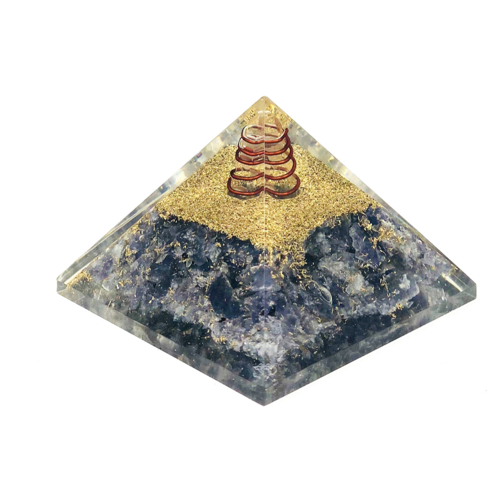 Orgone Energy Pyramid Blue Aventurine 60-65 mm #2