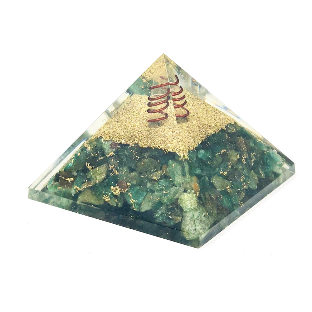Orgone Energy Pyramid Green Aventurine (60-65mm) #3