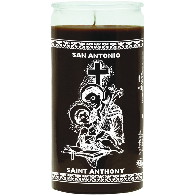 14 Days St Anthony glass candle
