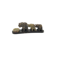 Load image into Gallery viewer, Stone 3 Elephant in line Burner.
