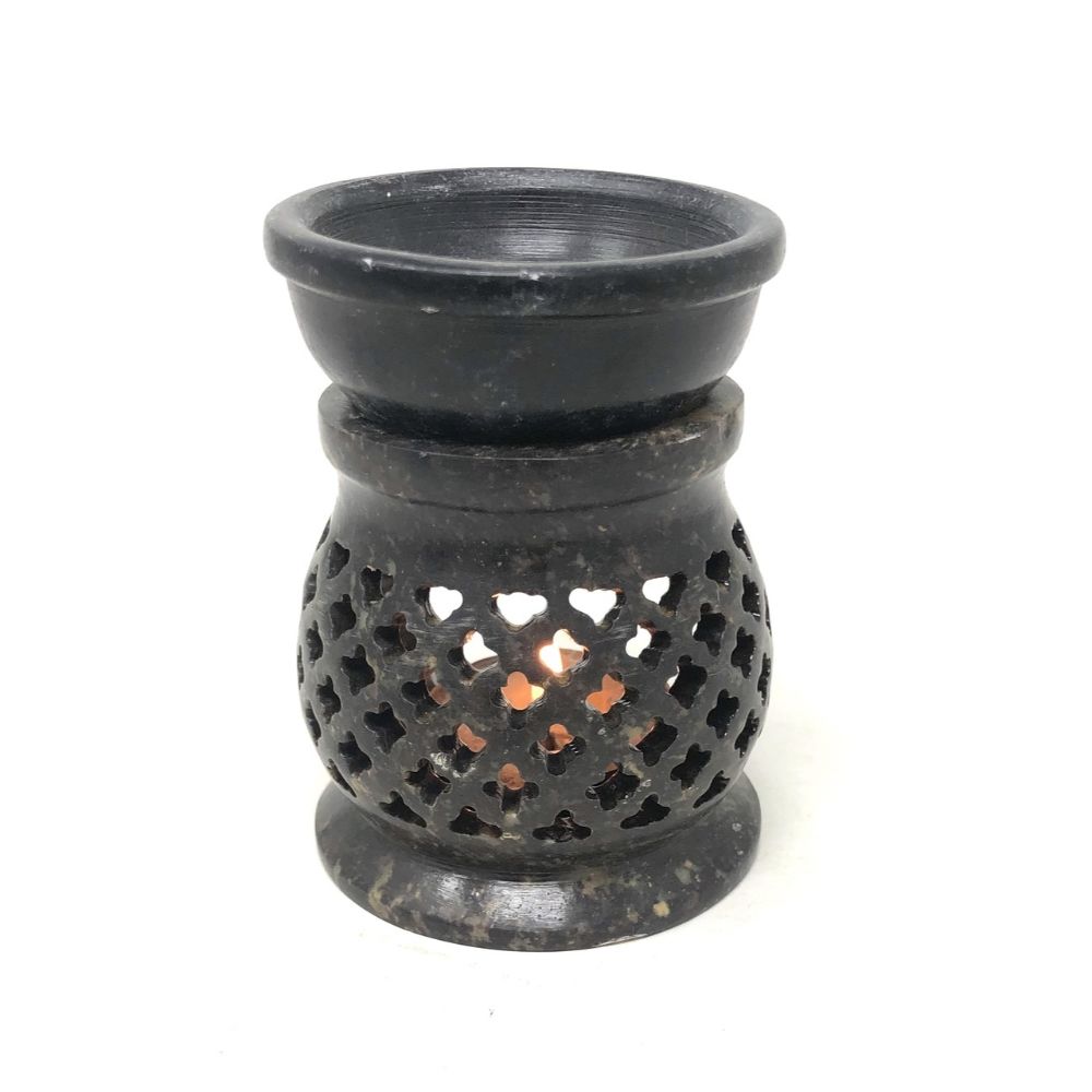 Stone Aroma Lamp 3inch Carving