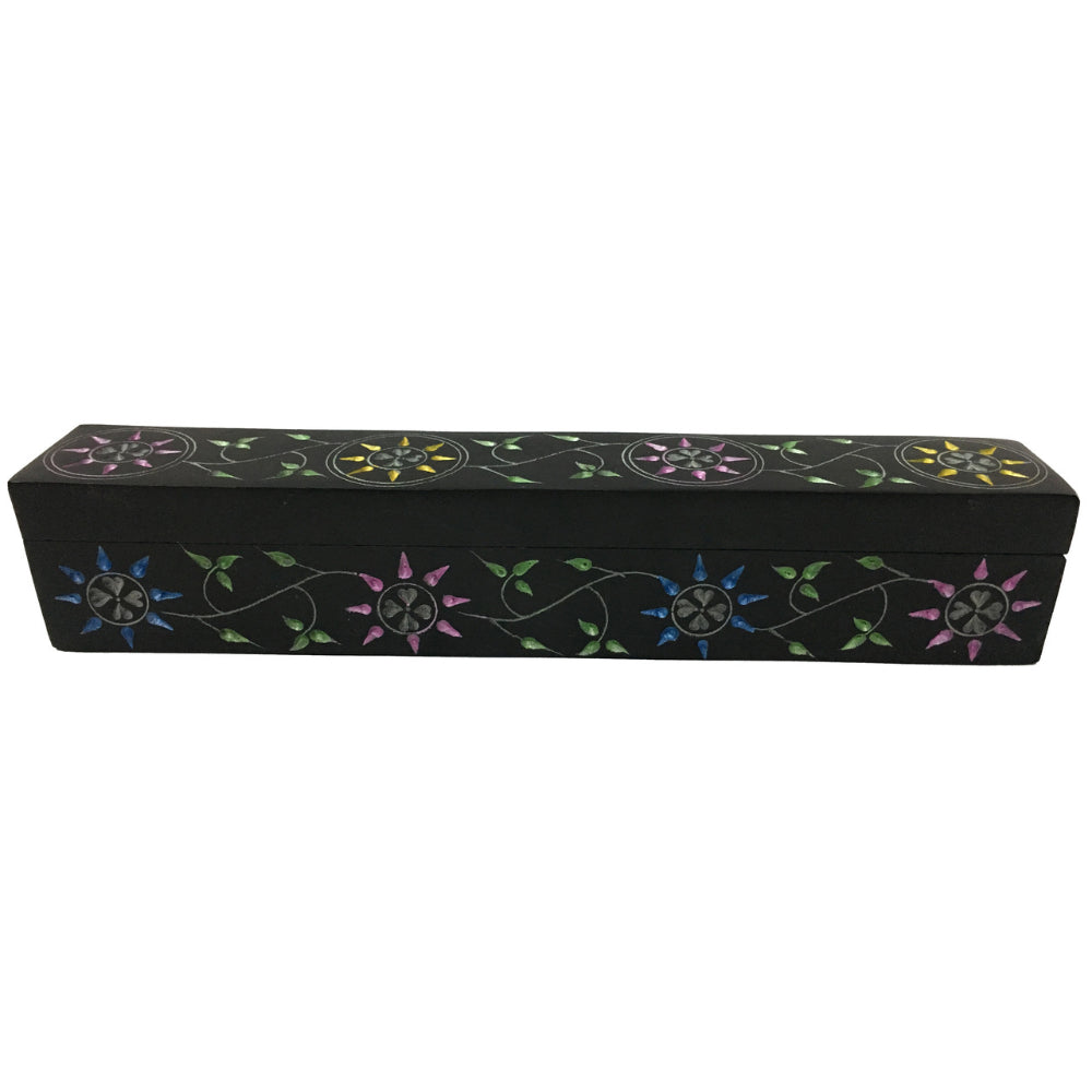 Stone Incense & Cone Burner Coffin Box 10inch