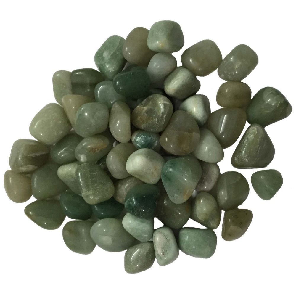 Tumbled Pebbles Stone Agate Green Aventurine (0.75-1.5)inch